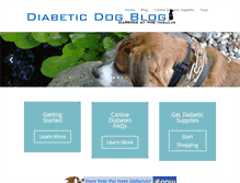 Tablet Screenshot of diabeticdogblog.com